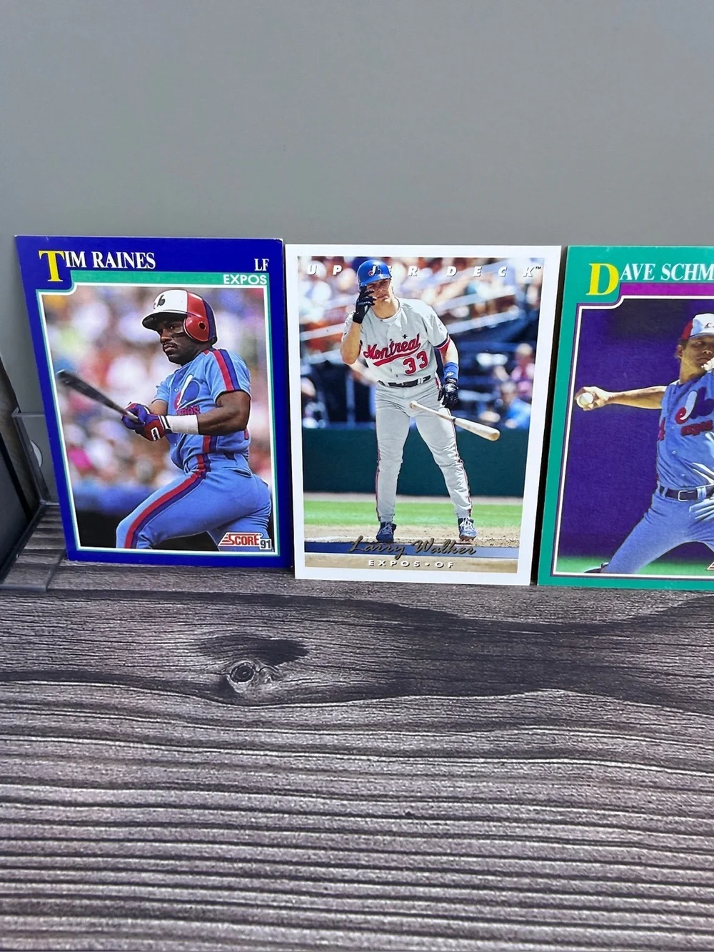 Montreal Expos Baseball Card Lot of 6 Tim Raines Larry Walker UD